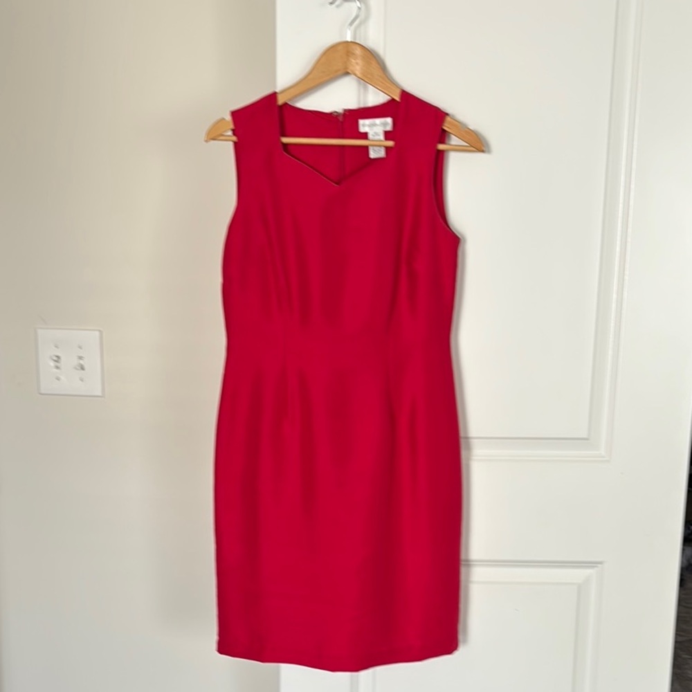 Worthington Vibrant Red Midi Dress